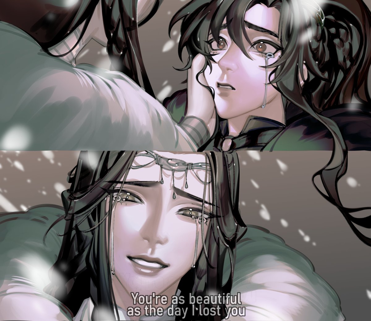 T0M0pann's tweet photo. I'm not crying okay
we're still brainrottin bout our wangxian AU https://t.co/qRIS0io3Sm