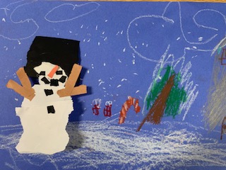 gcappsEES's tweet photo. Today we finished our snowman murals in Art.  We have loved having Ms. Fox as our Art Teacher while Ms. Murphy has been out.  We will miss you! @EphesusElem  @ephesusartroom #snowmanatnight #mixedmedia https://t.co/0WsjIMhNGX