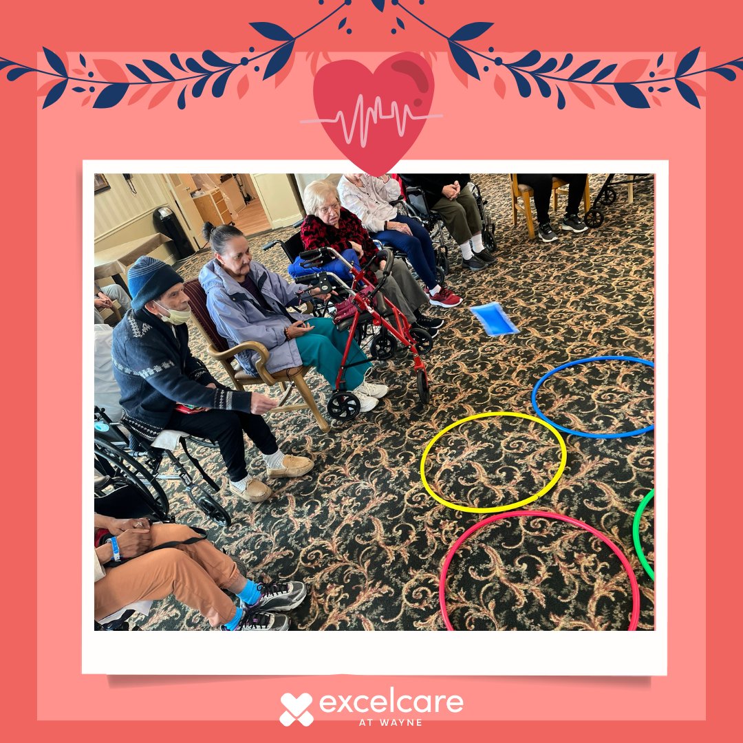 ExcelCareWayne's tweet photo. Morning Fitness with #BeanBagToss #ExcelCareWayne #HereToExcel https://t.co/74LbM5fWP2
