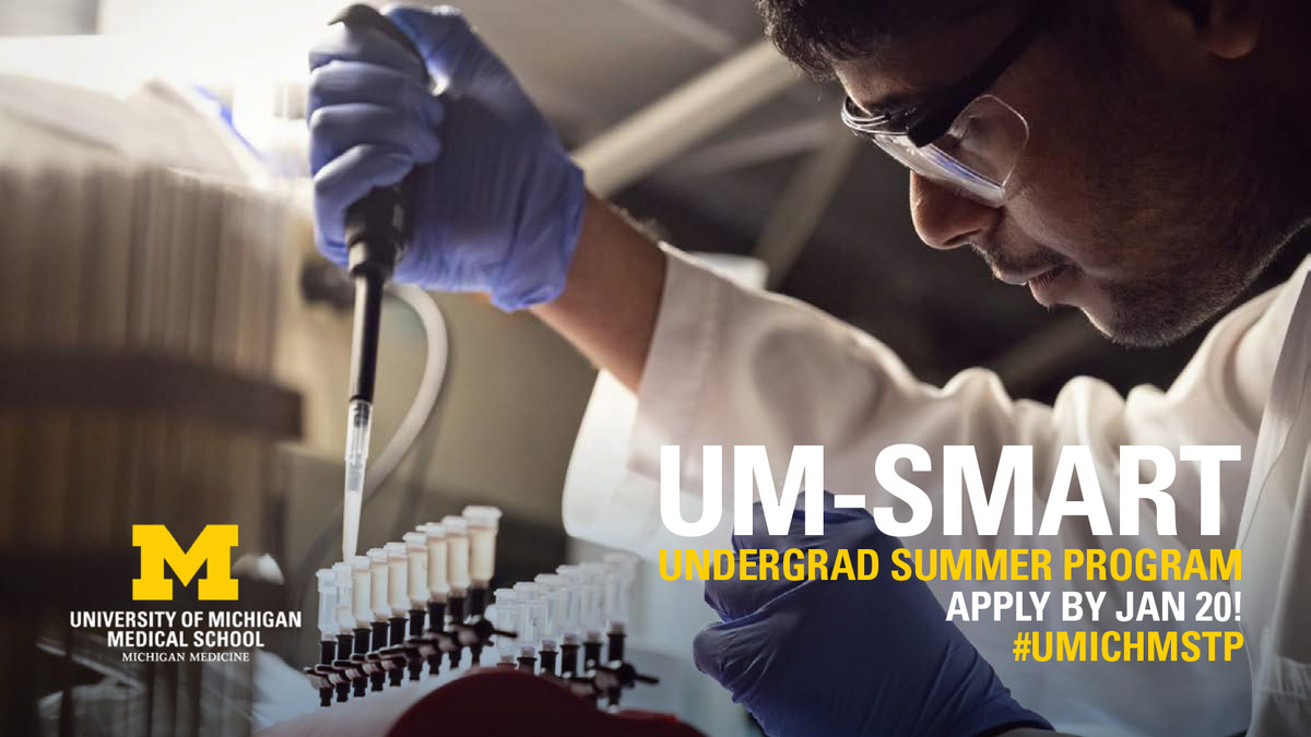 UMich Med Admissions on Twitter "The UMSMART summer program helps