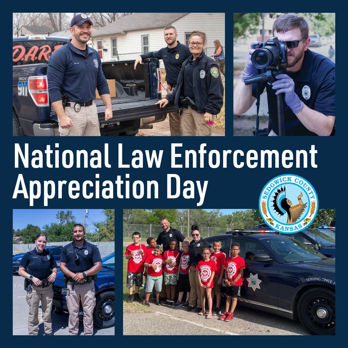 Sedgwick County on Twitter "Today is National Law Enforcement Appreciation Day and Sedgwick