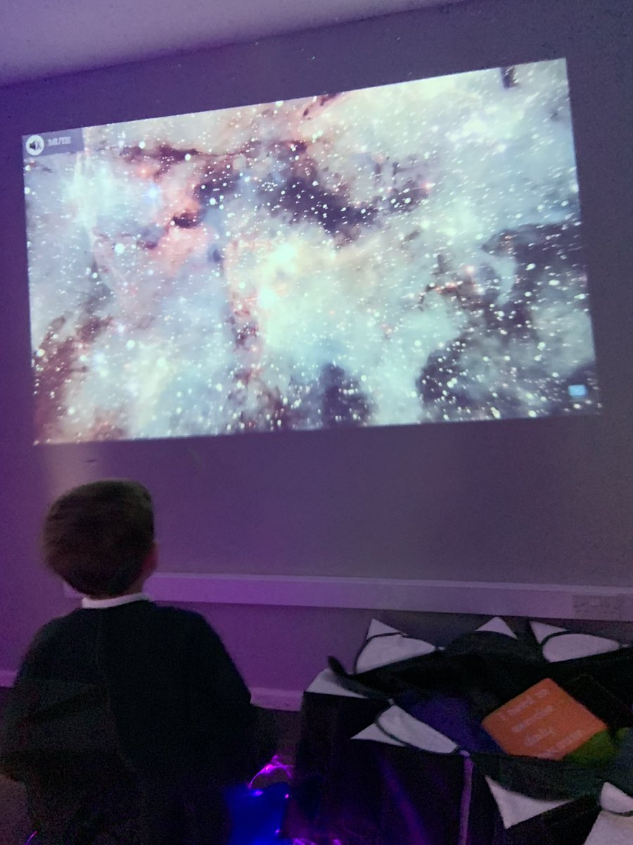 Natterjacks_RCP's tweet photo. We loved using the Burrow to explore the solar system this afternoon, with deep sounds and video projections providing an experience of flying through space. Such a great tool for building language and engagement ☄️🚀🪐 #rcpscience #wegrow #welearn #rcpenglish https://t.co/URfQuY4z6U