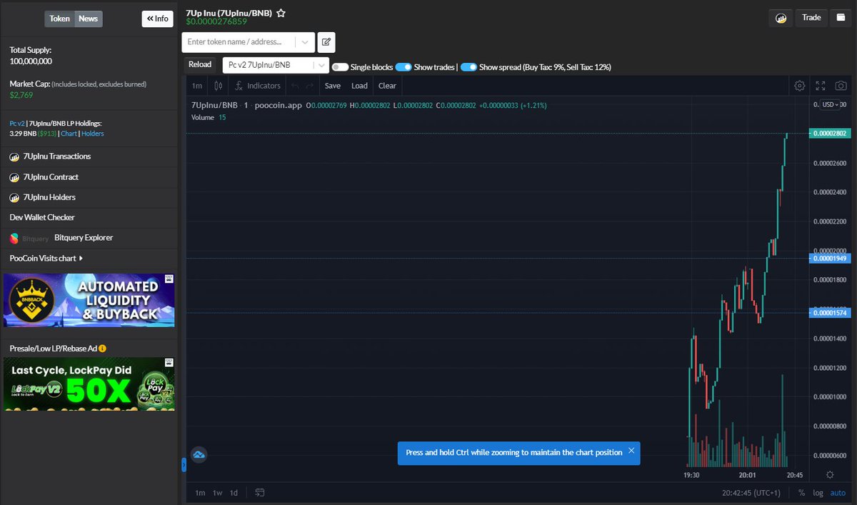 7UP_INU's tweet photo. @CoinDesk @tradethechain @Machankura8333 We have just launched on #PancakeSwap and building a nice community of CRYPTO ENTHUSIAST! Who's up to join and be part of something great? @7UP knows already 👀👀 https://t.co/0zZqytJSj7 https://t.co/b1YobA1gGZ