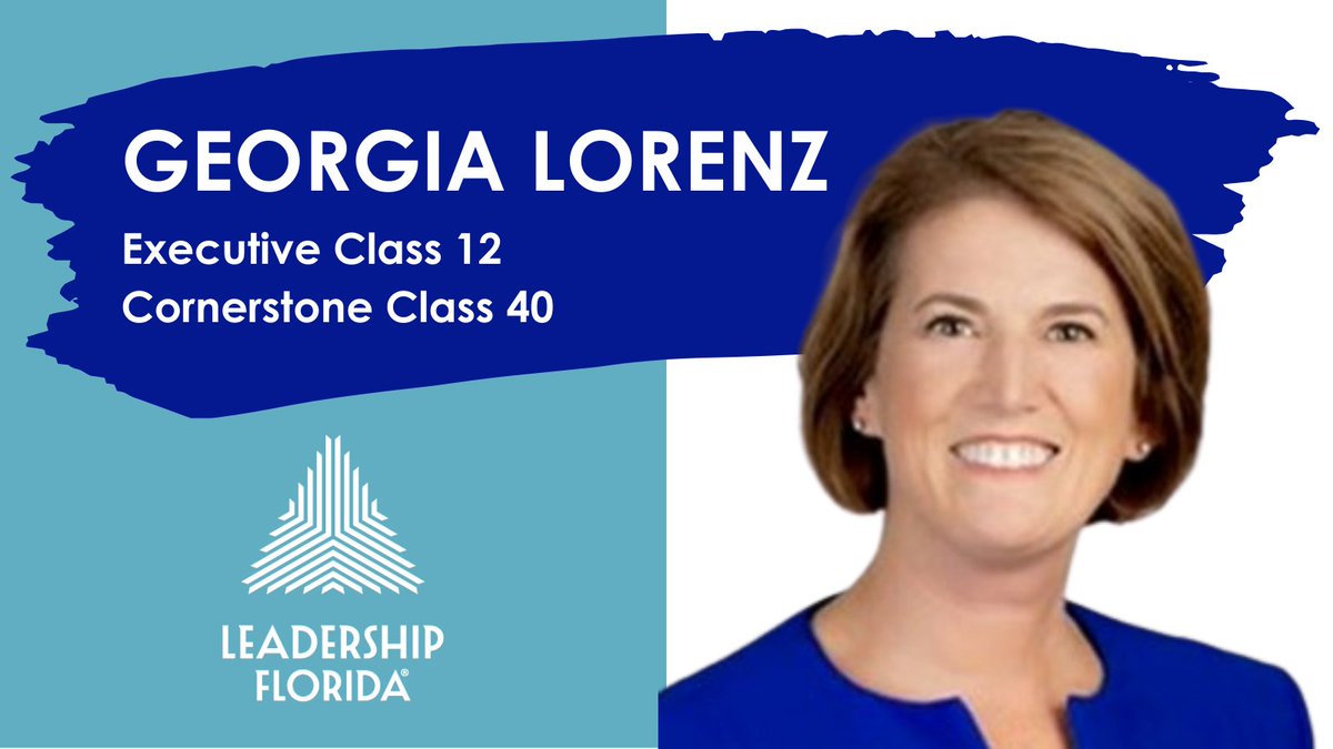 LeadershipFla's tweet photo. Georgia Lorenz (#ExecutiveClass12; #CornerstoneClass40, #EastCentralRegion) was named among the @OBJUpdate's 2023 Women Who Mean Business award recipients. She will be honored at an event in March 2023. Georgia currently serves as president of @SeminoleState. https://t.co/Cescrg4yi7