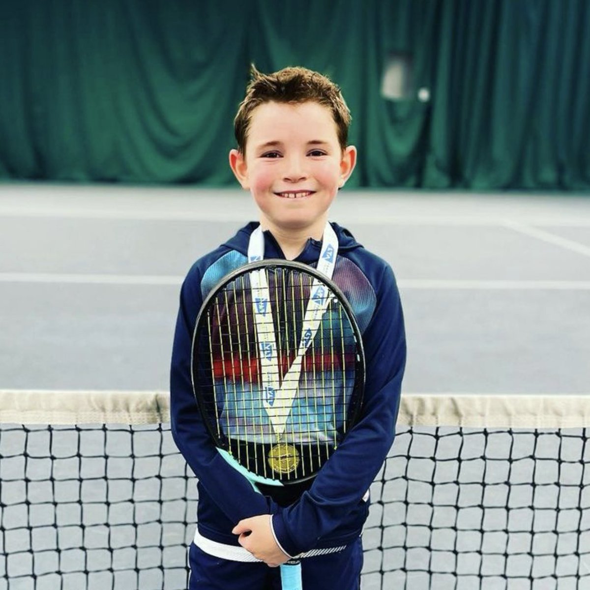HillheadTennis's tweet photo. An outstanding result for Cameron Rae who won the 10&amp;U G3 tournament at Gorbals Leisure Centre. 

Well done Cameron; a great experience and a fantastic start to 2023! 🏆🎾👏

#juniortennis #tennisscotland #lta Hillhead Tennis Club Western Health &amp; Racquets Club Tennis Scotland https://t.co/UGsUgn7DsY