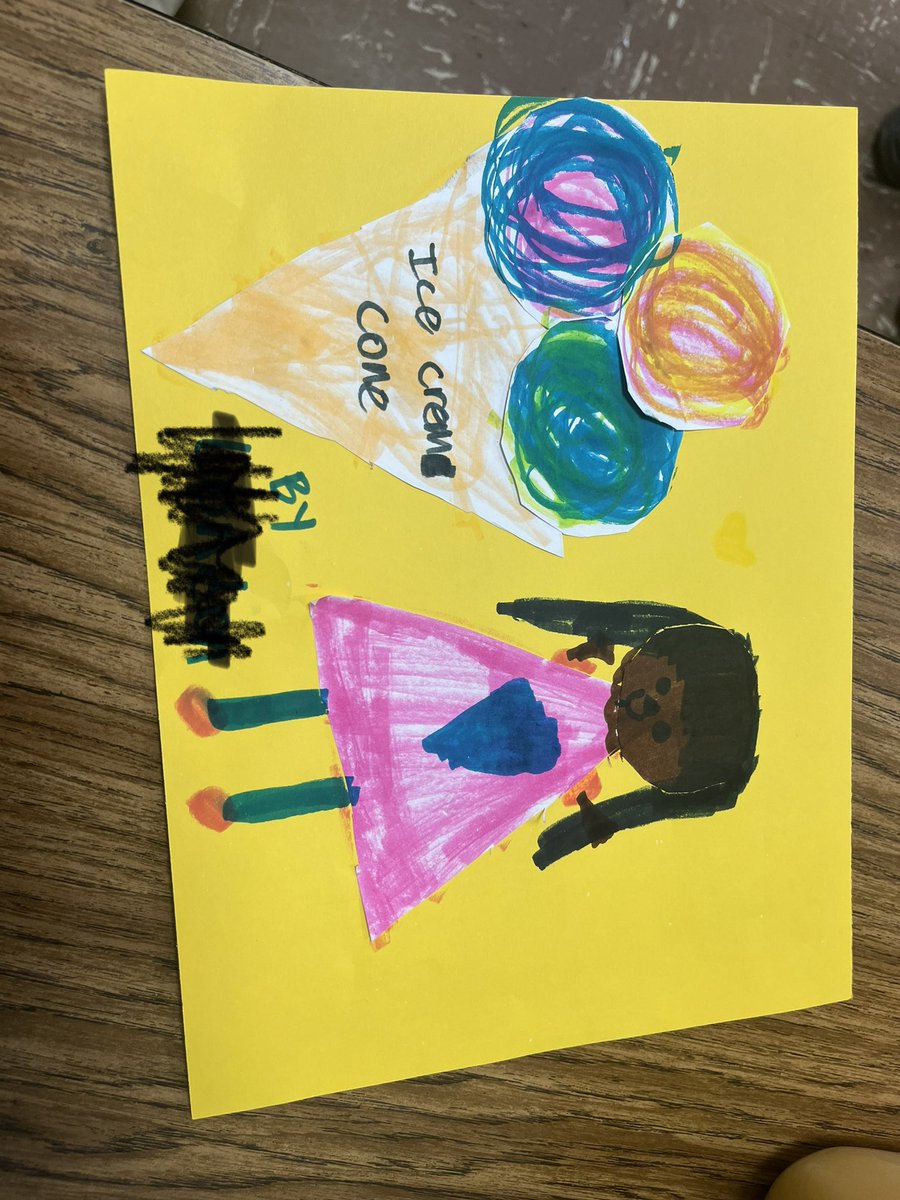 stephanieljacob's tweet photo. Cutting practice and shape identification= creative pictures! @SyringDragons @swartz_creek https://t.co/d3yO7VkNGS