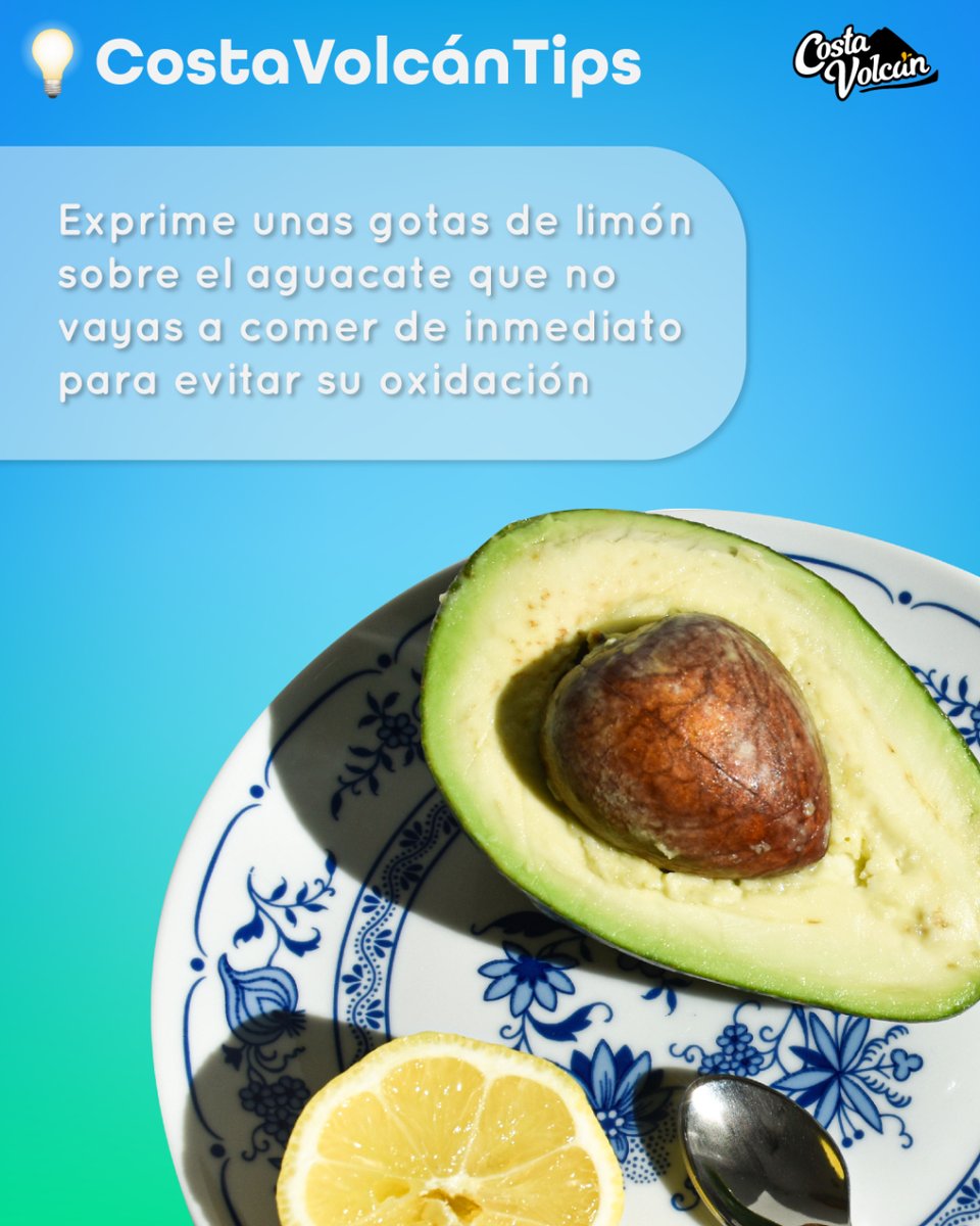 Más de una y dos veces el aguacate 🥑 se nos ha puesto feo en la nevera.

Pero no sufras porque tiene una solución muy sencilla. 

¡Haz en casa este truquito para remediarlo y síguenos para más consejos!

#costavolcan #aguacate #limon #costavolcantips #consejo