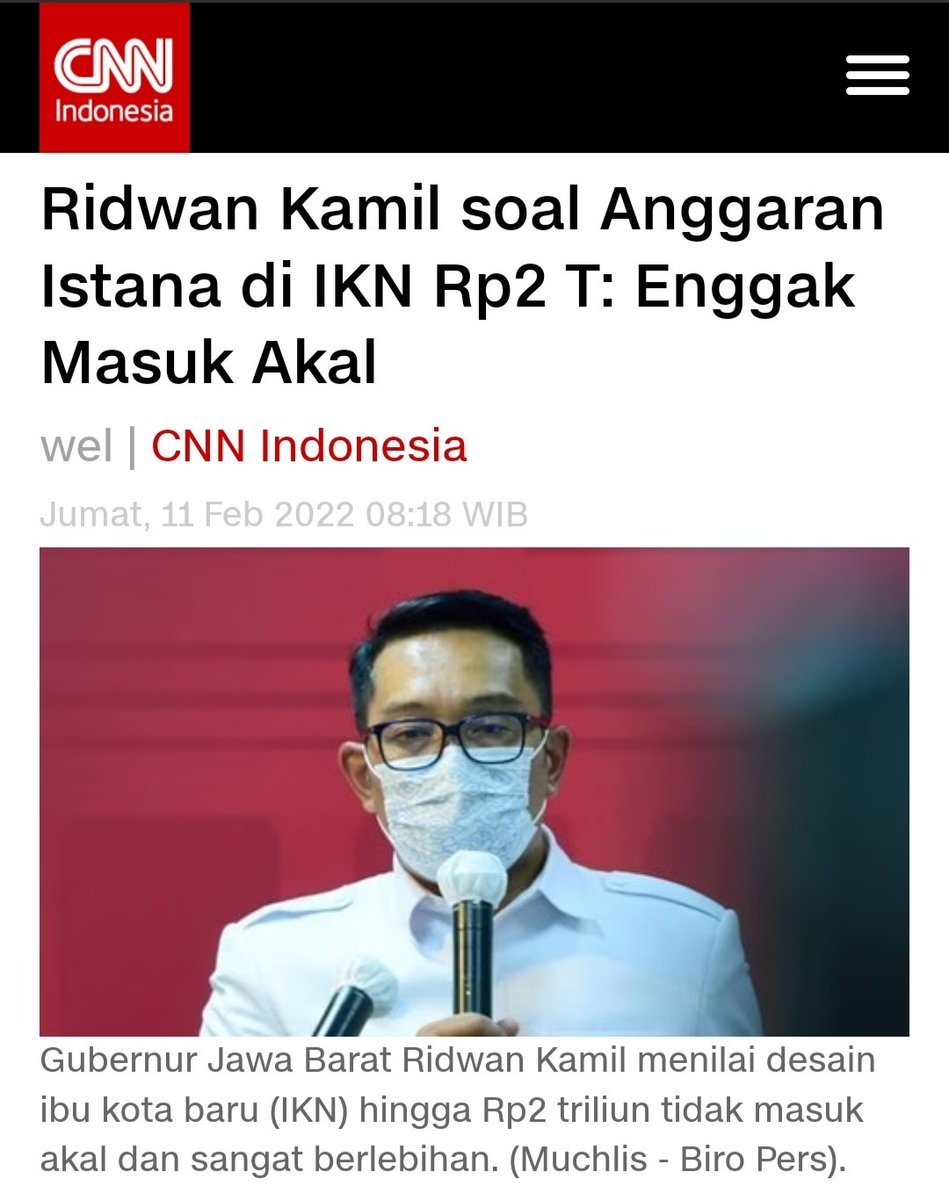 Membangun Istana di IKN dng anggaran 2 triliun tidak masuk akal dan sangat berlebihan, tapi kalau membangun masjid dengan anggaran 1 triliun masuk akal ?

Ada yg bisa menjawab dan menjelaskan ?