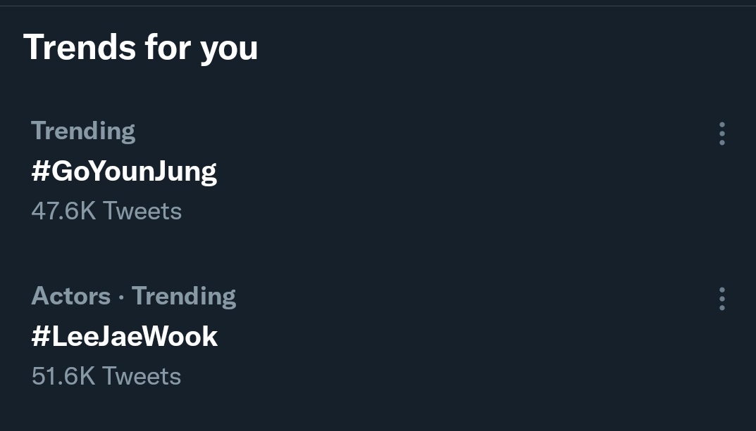 linacaromina's tweet photo. They are still trending🥹 #GoYounJung #LeeJaewok https://t.co/TNFG1iDfbL