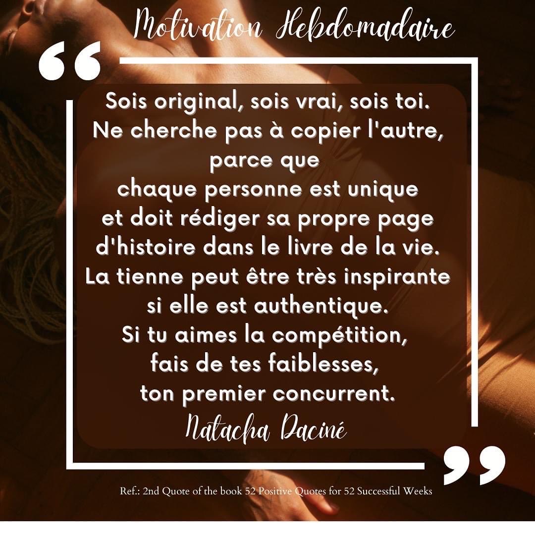 Dear Friends,
Here is your 2nd weekly motivational quote for 2023. May it serve as a meditation thought and help you embrace and enjoy all life has in stock. _________
Chers ami.e.s,
Voici votre 2e citation de motivation hebdomadaire pour 2023. J'espère qu'elle vous aidera…