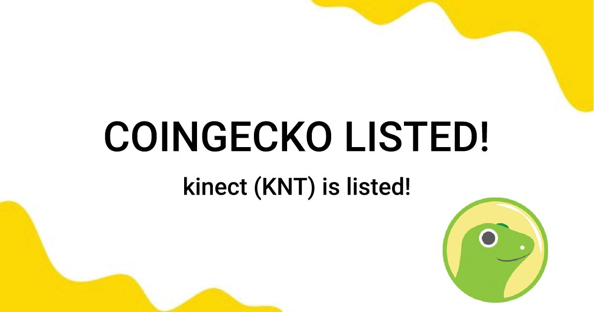 CmcFirstAlert's tweet image. 🟢 #KNT (#kinect)

kinect is listed on CoinGecko!

Coin name: KNT
Platform:BSC