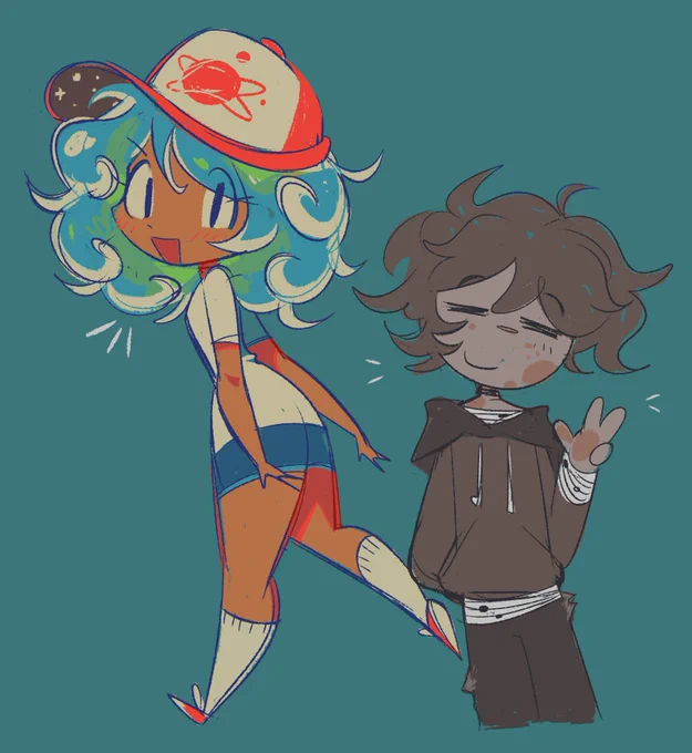 earth girl and moon boy 