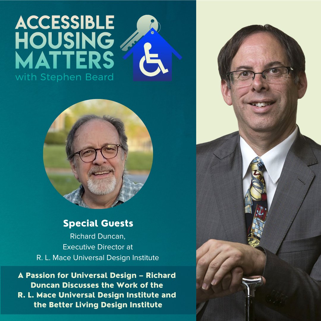 AccessRealtor's tweet photo. Today on my show…

Season 2, Ep. 24 - A Passion for Universal Design – Richard Duncan Discusses the Work of the R. L. Mace Universal Design Institute and the Better Living Design Institute

Click here to Listen: https://t.co/bbqr8xsDuj 

I hope you enjoy the conversation! https://t.co/KNbxsvcskF