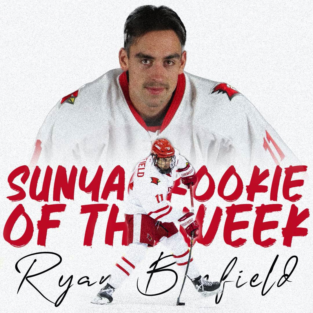 Cardinals_MHKY's tweet photo. Ryan Bonfield named SUNYAC Rookie of the Week! https://t.co/UPrl75gpz4
