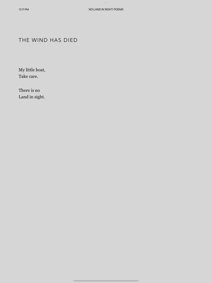 Charles Simic, “The Wind has Died”— the final poem in his final book, No Land in Sight.