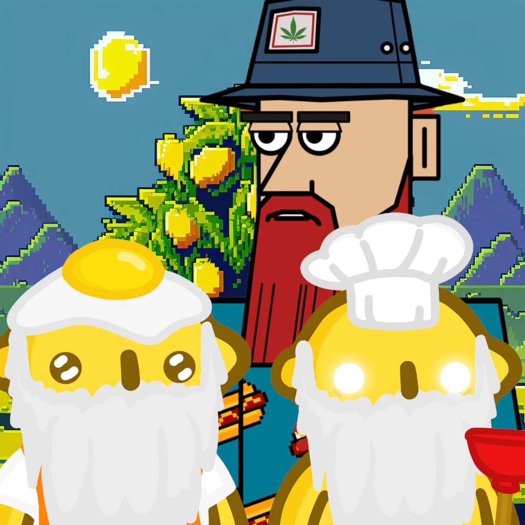 beardilizer's tweet photo. I guess we're family now 🍋 @LittlelemonsNFT 
While we're waiting for our Beardos to be integrated in @Worldwide_WEB3 (waiting for our sprites) we'll play as Bearded Lemons! #metaverse #beardoverse #webb #NFTs https://t.co/gUY5eCF2hH