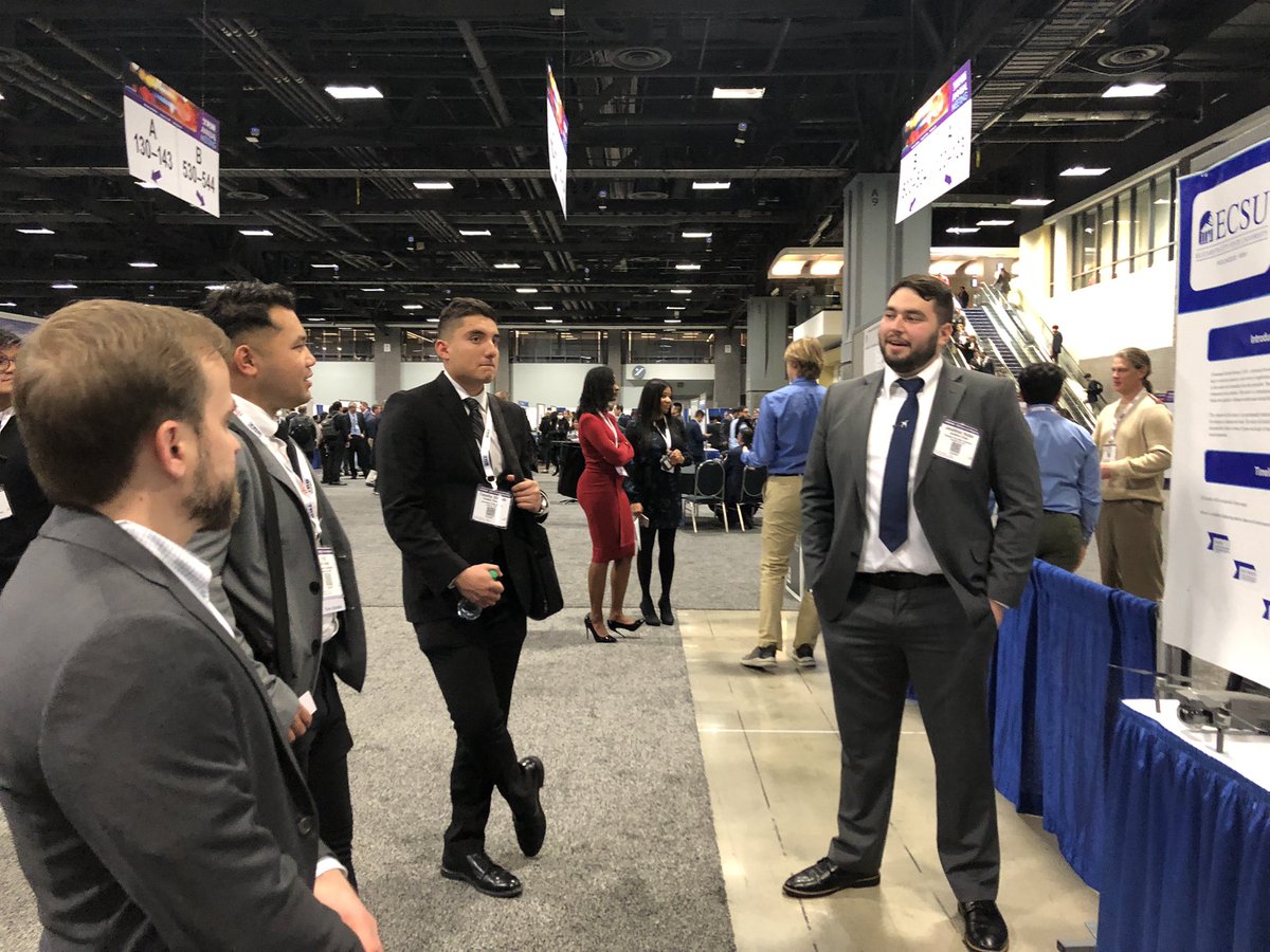 kultyrawat's tweet photo. Our Dwight Eisenhower Transportation Fellowship recipients (Jonathon, Danny, Etavian, and Chancellor) are doing @ECSU proud, presenting their research poster at the 2023 Transportation Research Board Conference in DC.
#trb2023 #ECSU #VikingPride https://t.co/9PXntdVm9P