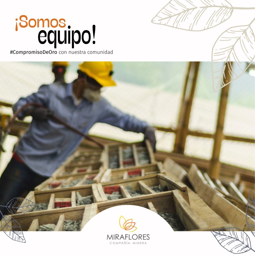 MCM_Miraflores's tweet photo. Contribuir al desarrollo económico mediante el uso de buenas prácticas de exploración minera, formalización laboral y generación de empleos para la comunidad quinchieña, es nuestra responsabilidad pero sobre todo, en @MCM_Miraflores nuestro #CompromisoDeOro con #Risaralda https://t.co/Y0sdMwaDQ1