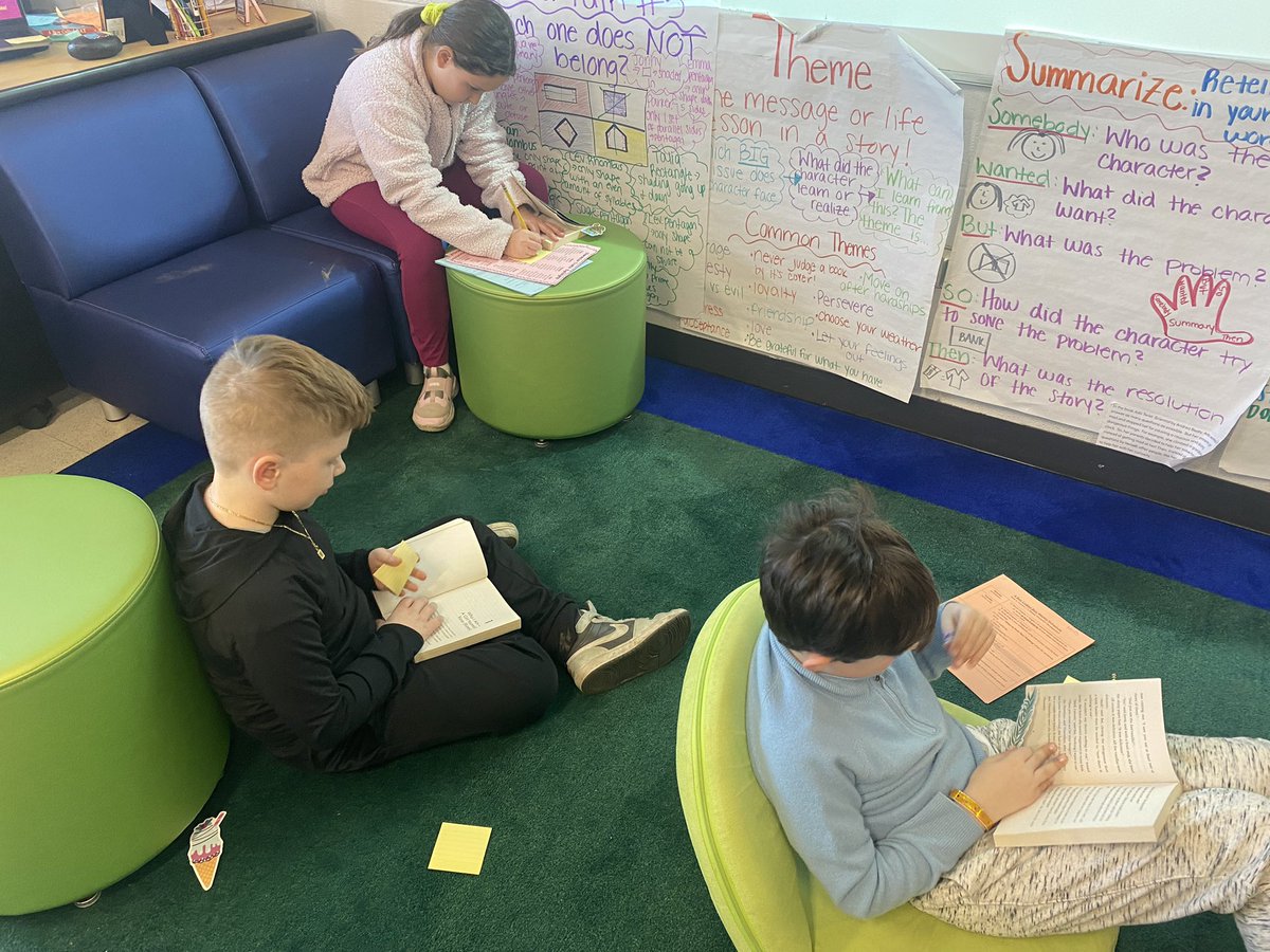 amandakraus46's tweet photo. Started book clubs today! Reading our first few pages and annotating for character traits! #kipway #109way @Miss_Buchman https://t.co/2sQ2PyWsxU