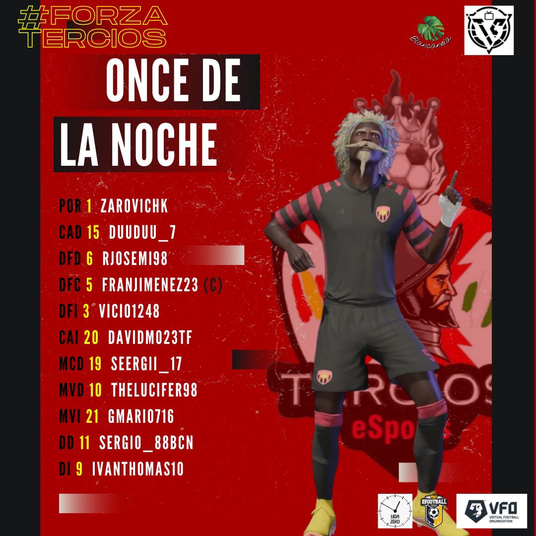 🎽ALINEACIÓN HOY🎽

🧤<a href="/scanyit/">ramon dominguez</a>
⚡️<a href="/davidmdiver4/">David</a> 
🚧 <a href="/Jose94762/">1903</a> 
🚧<a href="/FranJimenez94/">Francisco Jiménez.</a>
🚧<a href="/josemi98_/">José Miguel Rodríguez Perez</a> 
⚡️ <a href="/DuuDuuu_7/">Edu 🤘</a> 
🧹<a href="/Seergii_17/">Seergii_17</a> 
🫁  <a href="/gmario716/">𝐠𝐦𝐚𝐫𝐢𝐨𝟕𝟏𝟔</a> 
🫁  <a href="/TheLucifer1998/">Alfonso</a> 
🎩@Ivanthomas102 
🪄 <a href="/sergiobcn_88/">Sergio</a> 

El 80% del éxito se basa simplemente en insistir.

Insistamos mis guerreros ❤️🖤