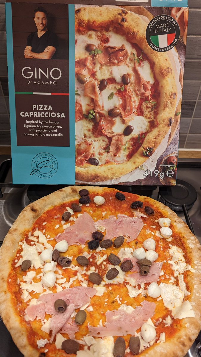 cesarbul's tweet photo. Come on @Ginofantastico, you are an Italian chef, you are supposed to know how to make a good pizza. What the heck is this? Barely a slice of ham with a teaspoon of tomato sauce that dried up leaving only its scent behind. Ask @GordonRamsay to show you how a decent pizza is made. https://t.co/RWRBkSMLkq