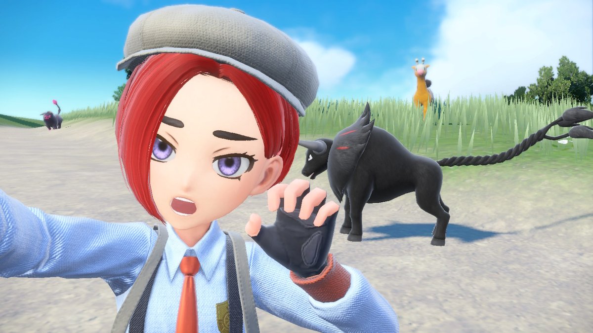 Shiny Paldean Tauros! I got the fire one first try, insane luck Shiny Paldean Forms Dex 11/106 #PokemonScarletViolet #NintendoSwitch