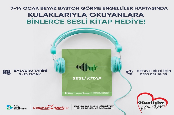 yasadikca_com's tweet photo. #İzmitBelediyesi 7-14 Ocak #BeyazBaston Görme Engelliler Haftası kapsamında görme engelli bireylere binlerce #SesliKitap hediye edecek. Engelli dostu İzmit Belediyesi, projeleri ile engelli bireylerin yanında olmaya devam ediyor.

#GörmeEngelli

https://t.co/KJgUS22fv3 https://t.co/h7LyI7UqGg