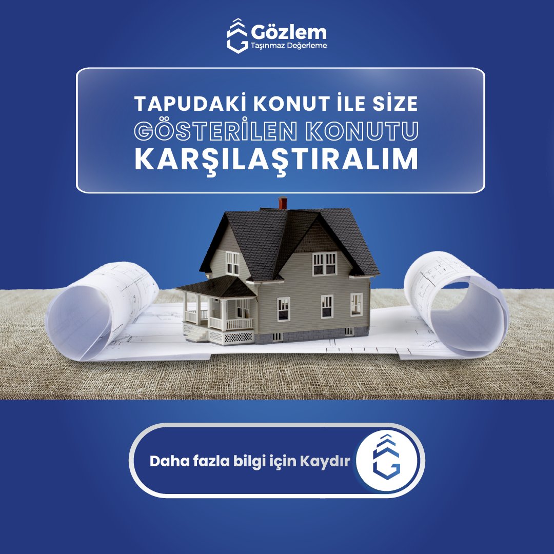 gozlemtd's tweet photo. Tapu devri esnasında size verilen tapuda bahsi geçen evin, size gösterilen gayrimenkul ile aynı olup olmadığını bilemezsiniz. 
#konutdanışmanlık #konutdeğerleme #gayrimenkul #değerlemeraporu #taşınmazdeğerleme https://t.co/ld4vePaSjB