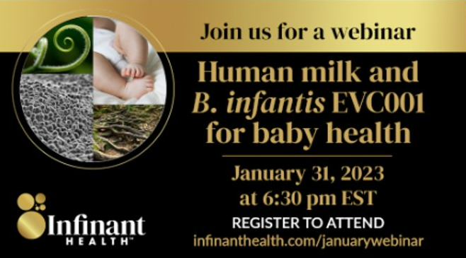 Discover why B. infantis and human milk are the perfect pair for infants! We invite obstetrician-gynecologists and labor and delivery healthcare professionals to join us on January 31 at 6:30pm ET for a live webinar! Register for free today at lnkd.in/e6ucgBCe