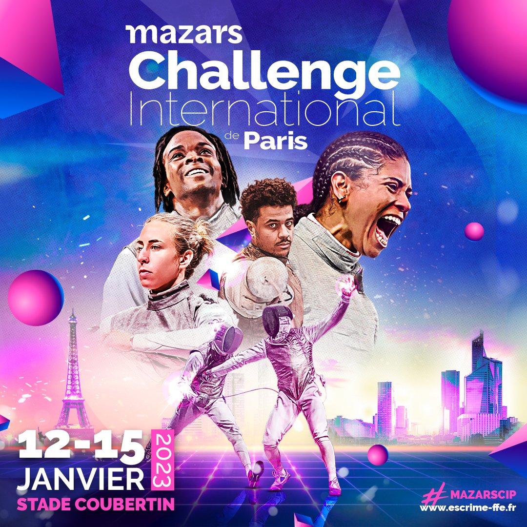 Oui madame, oui monsieur : samedi ET dimanche, ton cm pref commentera en live la coupe du monde d'escrime à Paris sur Twitter 🔥🤺🇫🇷