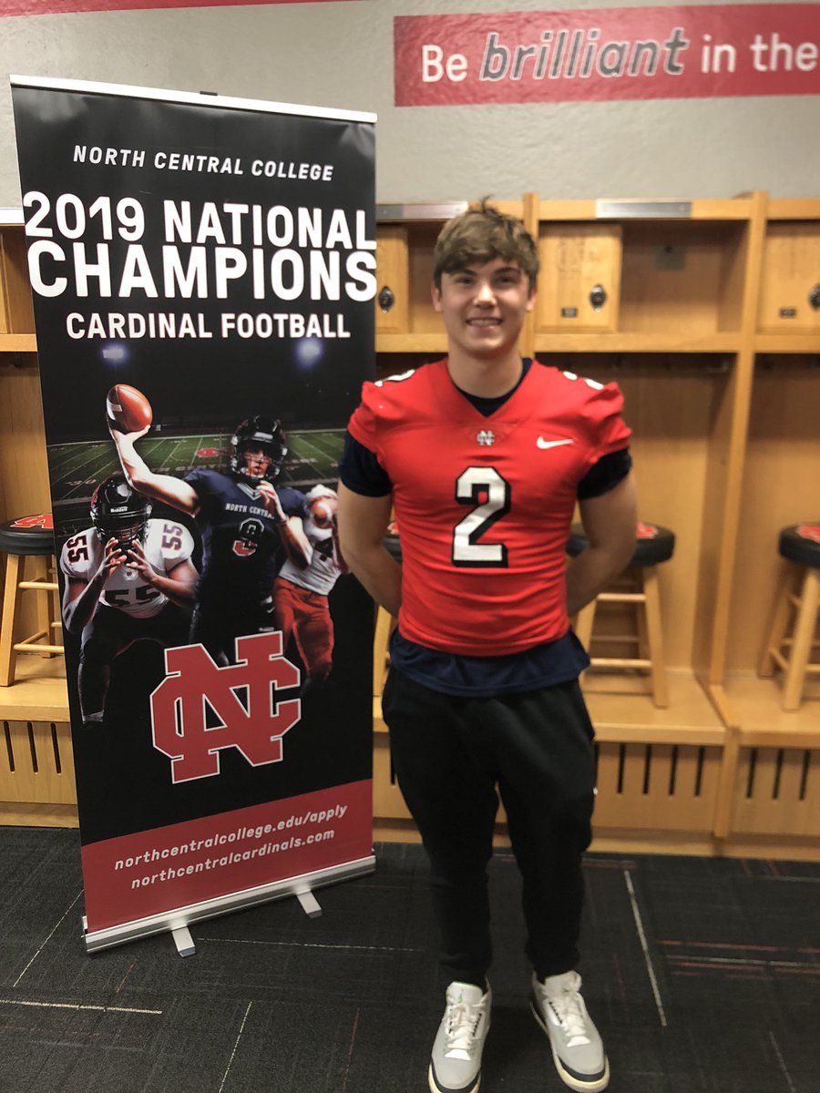 RandyRuss14's tweet photo. After a great visit I’m grateful to receive an opportunity to continue playing football @northcentralcol Thank you @CoachJanecek @CoachStuedemann for the opportunity! 
@football_ncc @nddons @NDCP_Football @ShayBoyle_NDCP https://t.co/V805HjKKmJ
