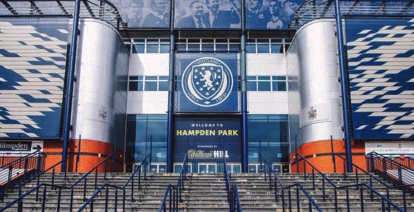 Up checking the place out for Saturday. Episode 28 recorded live at Hampden will be with you tomorrow 🎙🔵⚪️