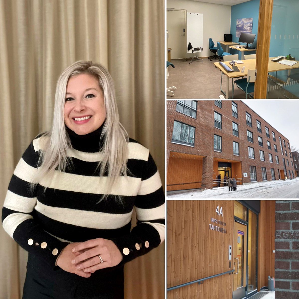 Tänään se alkoi!Uusi työ palvelujohtajana @KVPSTukenaOy💙 Pääsin heti mukaan Tähtiomenan henkilökunnan perehdytykseen. Ensi viikolla Malminkartanoon muuttaa 26 uutta asiakasta upeisiin uusiin koteihin! Samassa korttelissa on toimintaa myös lapsille, koirille ja vanhuksille🤩