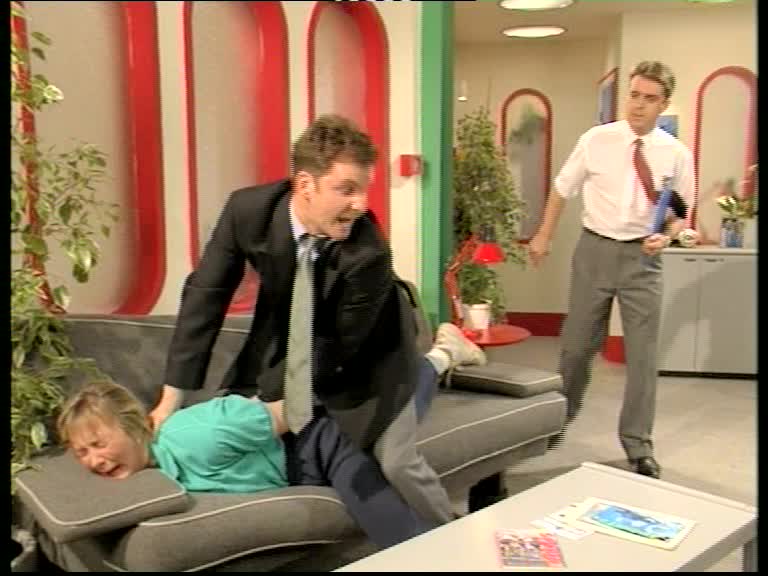 'Brittas insists on compulsory urine drug tests for all his staff - but the results come as rather a shock for some of them.'
05-06 PREGNANT!

Monday 5th November 1994, 8.30pm

#TheBrittasEmpire