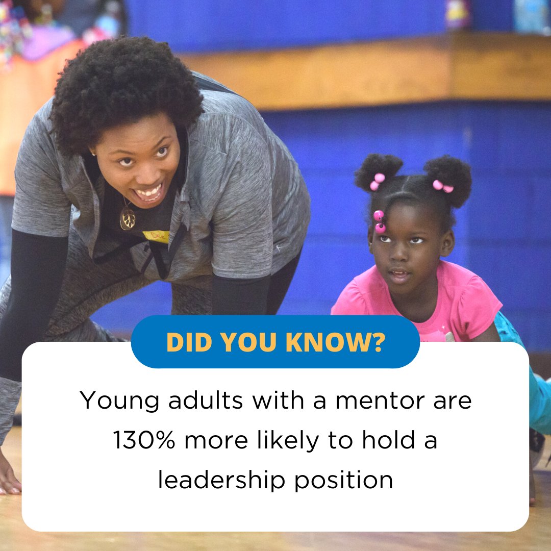 Did you know? 

Young adults with a mentor are 130% more likely to hold a leadership position. By connecting young people with caring adults, CYC is helping create the next generation of leaders. Consider joining our movement by becoming a mentor today!

cycyouth.org/how-to-help/vo…