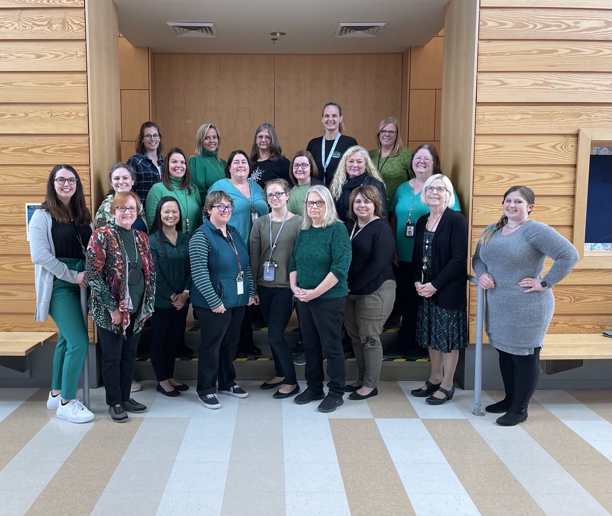 PoquosonES's tweet photo. PES remembers Richneck Elementary School by wearing green and black. https://t.co/AQ4n75a42s