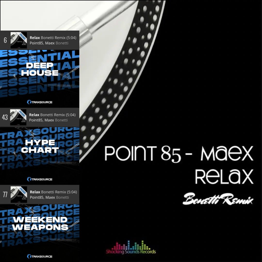 __Bonetti's tweet photo. 🔥'Into Your Heart' released on #artfunkrecords, 'Relax' (@__Bonetti rmx) remixed to #point85 & @maexdj_ released on #shockingsounds and the remix of #mijangos to my track 'Ipanema' on @groovyriddimrecords have been supported from @traxsource.
🛒https://t.co/VkjEdk4wkM https://t.co/pZqVYXdUmd