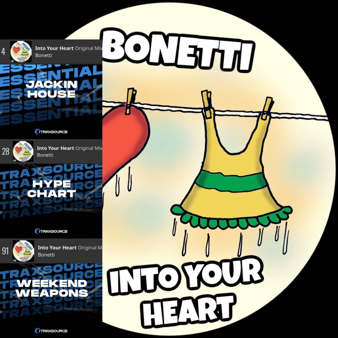 __Bonetti's tweet photo. 🔥'Into Your Heart' released on #artfunkrecords, 'Relax' (@__Bonetti rmx) remixed to #point85 & @maexdj_ released on #shockingsounds and the remix of #mijangos to my track 'Ipanema' on @groovyriddimrecords have been supported from @traxsource.
🛒https://t.co/VkjEdk4wkM https://t.co/pZqVYXdUmd