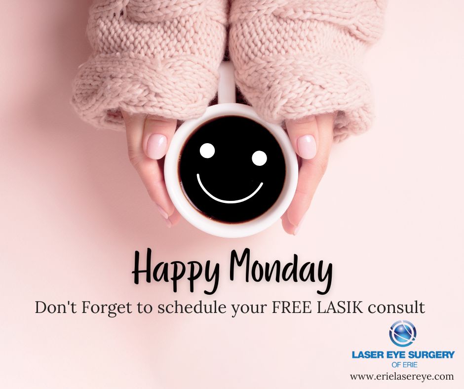 ErieLaserEye's tweet photo. 📲Contact us to learn how surgery works, about our practice, and why #LASIK is right for you! ☎️
Schedule your FREE LASIK Consult Online Today!
https://t.co/sTUZ9xerrc 
#bettervisionbetterlife #lasiksurgery #DrHaverly #happymonday https://t.co/4ONO4Ab0Oj