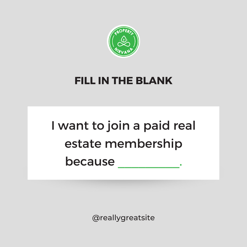 PropertyNirvana's tweet photo. 🙌 Paid memberships rescue you from the chaos of free groups and platforms. You can have peace of mind knowing there are only trustworthy and serious professionals you can network with.

So, what are your reasons for joining a paid real estate membership? 💬
 
#PropertyNirvana https://t.co/P8WDAtkj2r
