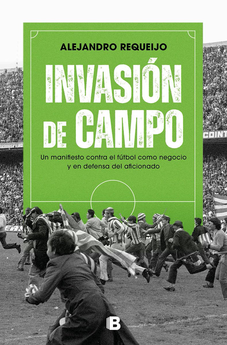 Alex_Requeijo's tweet photo. Os presento ‘Invasión de campo’

Un manifiesto en defensa del hincha y el estadio como lugar de expresión popular. Un libro de fútbol, sentimiento de pertenencia, tradición y cultura de grada. Con @penguinlibros

9 de feb en librerías. Ya a la venta aquí:
https://t.co/46ang8Me0C https://t.co/QfbNyDhBTD