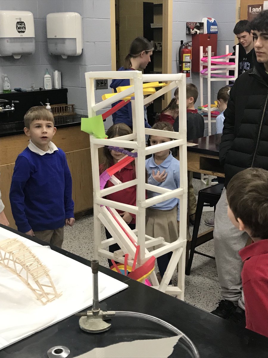 NicholsonTonya's tweet photo. Fun day with the kindergarten in physics today. #smarties #howfastdoesitgo #boscoscience https://t.co/UZAu3ewsjD