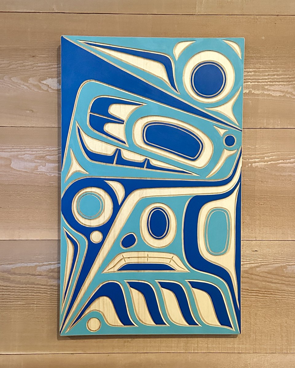Gorgeous new #panel titled “Seh-Ahhlee” (#Vision) by Jim Charlie (#CoastSalish/#Squamish).
spirit-gallery.com/shop
#art #cedar #carving #vision #nativeart #westcoastart #firstnationsart