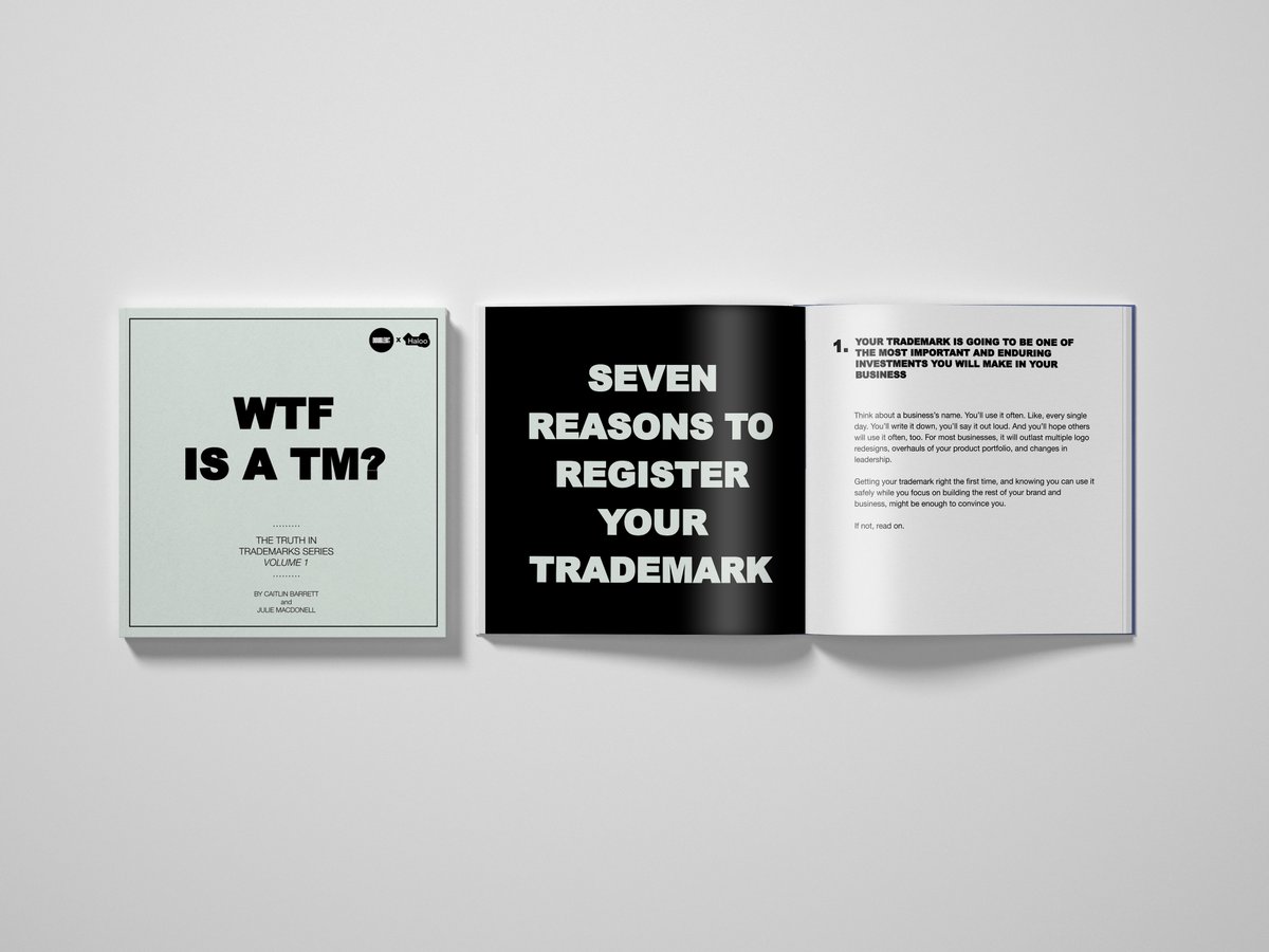 Haloo (@wearehaloo) on Twitter photo You have trademark questions. Truth in Trademarks Vol 1—which we wrote in collaboration with
<a href="/DoublebitBK/">Doublebit Narrative</a> has the answers. Get it here: doublebitnarrative.com/truth-in-trade… #collab #trademark #brandprotection You have trademark questions. Truth in Trademarks Vol 1—which we wrote in collaboration with
<a href="/DoublebitBK/">Doublebit Narrative</a> has the answers. Get it here: doublebitnarrative.com/truth-in-trade… #collab #trademark #brandprotection