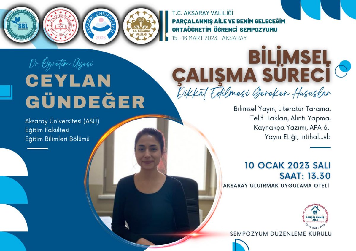 BesimKORKMAZ's tweet photo. #sempozyumaksaray https://t.co/ReFoW6EZWt