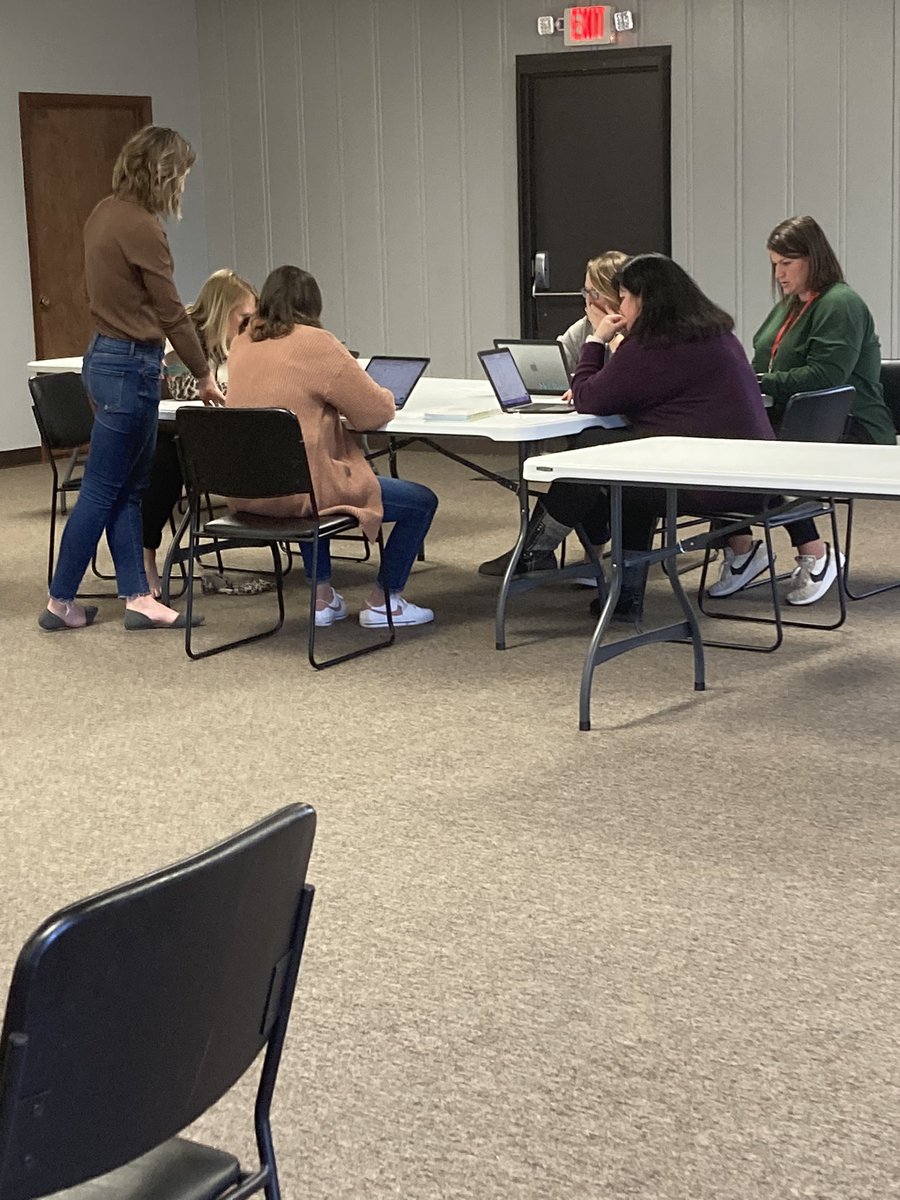 rob_mckim's tweet photo. Staff from each of our schools met with TASN reps for half a day to discuss student learning progress and refine protocols to implement this semester.  #ProfessionalsAtWork #OneWamego https://t.co/KloFIvqc3M