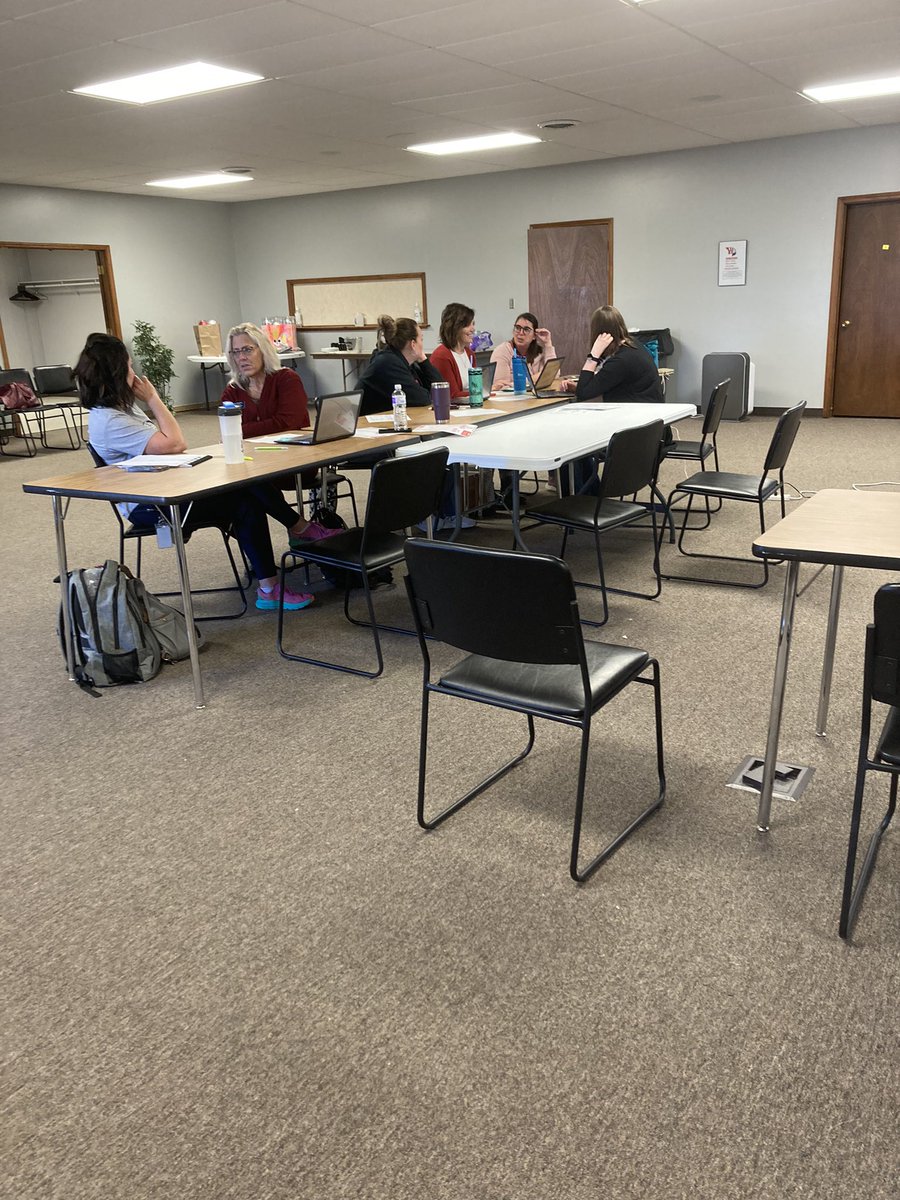 rob_mckim's tweet photo. Staff from each of our schools met with TASN reps for half a day to discuss student learning progress and refine protocols to implement this semester.  #ProfessionalsAtWork #OneWamego https://t.co/KloFIvqc3M