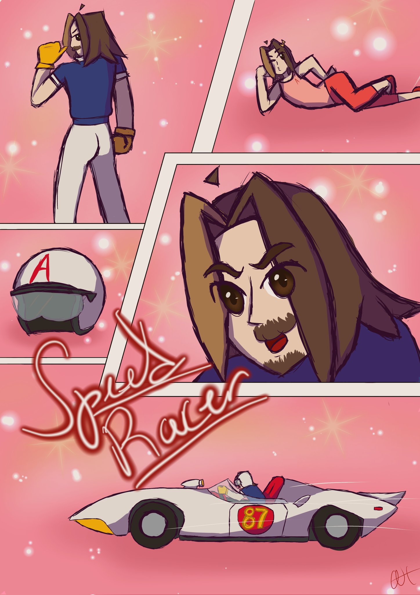 May I present, Speed Racer Arin, my piece from Arin Hanson Zine! Happy birthday 