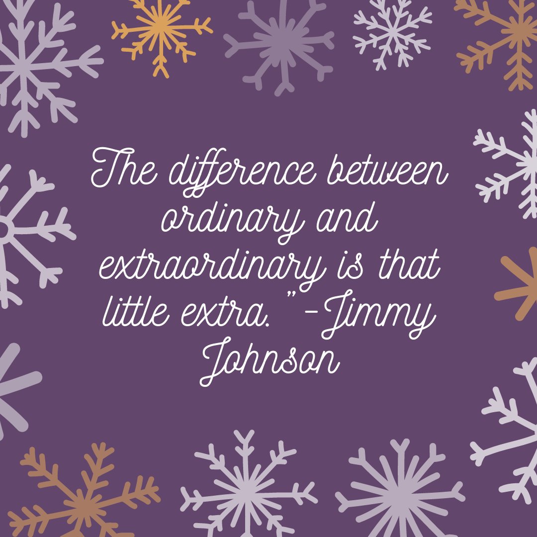 shortcutshari's tweet photo. "The difference between ordinary and extraordinary is that little extra". Strive to be that little extra. Be unique. Be you. Just like a snowflake, no human is exactly alike. #motivationmonday #mondays #emPOWERed #poweruplearning #workdaymotivation #quote #winter https://t.co/9ubODTUw4B