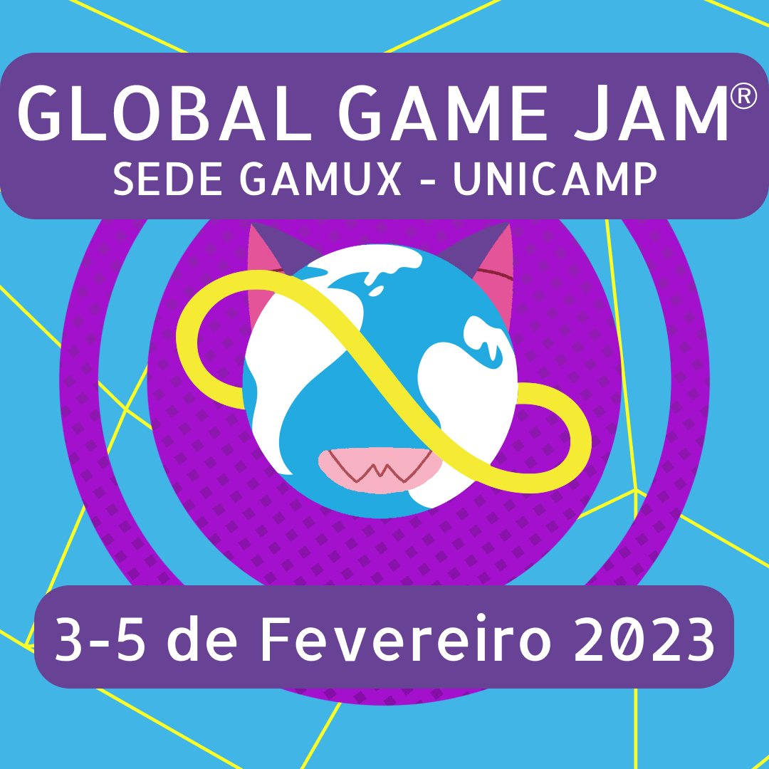 GamuxBrazil's tweet photo. Ficamos felizes de anunciar que o Gamux sediará na Unicamp a Global Game Jam 2023!

Ficou interessade? Então segue os links do regulamento e formulário de inscrição para o evento:

https://t.co/mE6G0Fan1u
https://t.co/teyJuyueS8

#globalgamejam #unicamp #globalgamejam2023 https://t.co/ua6l2scDRT